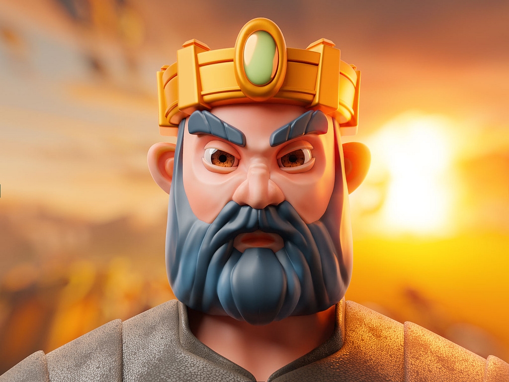 The King - 3D Character
