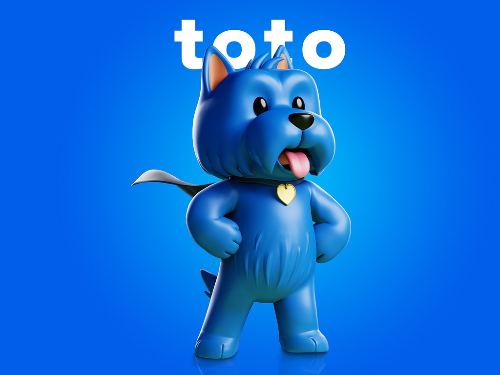toto - 3D dog mascot